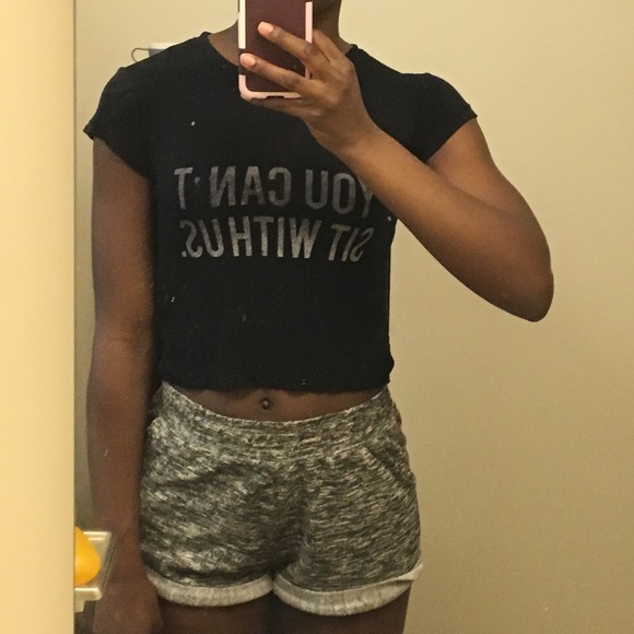 You can't sit with us crop top - Picture 3 of 3