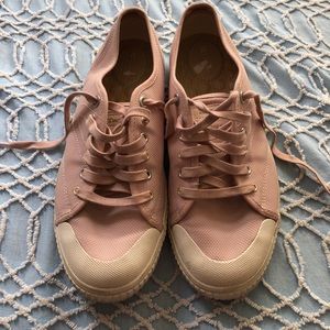 Tretorn blush pink sneakers