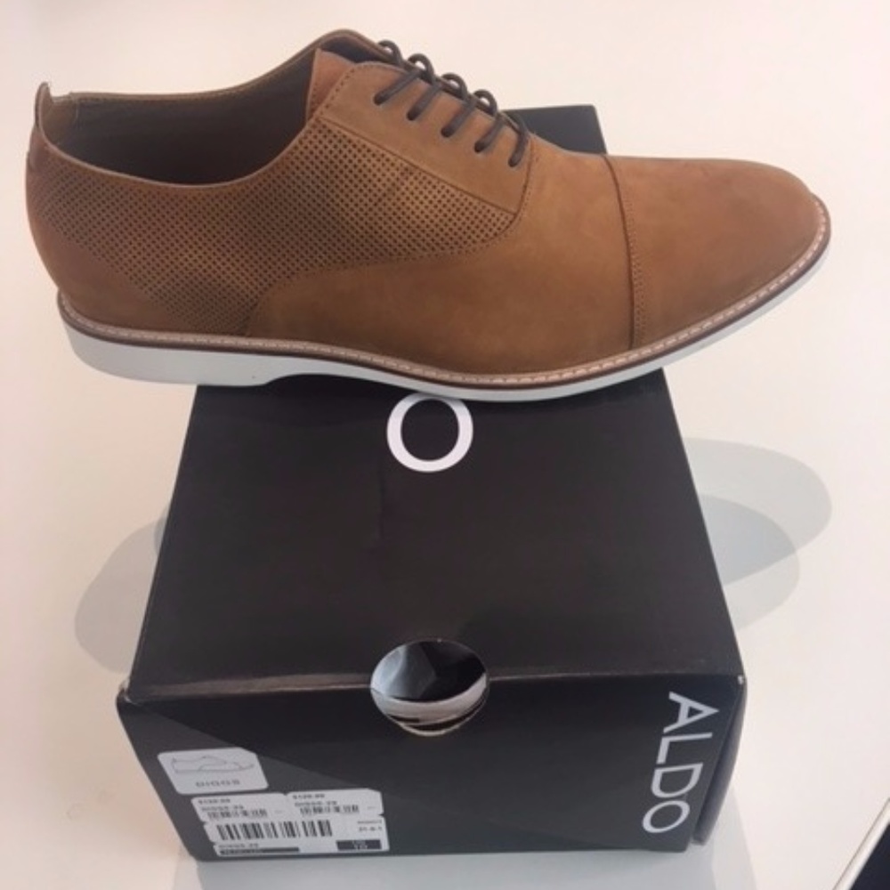 Aldo  never worn ON TREND Mens Cap Toe Oxford