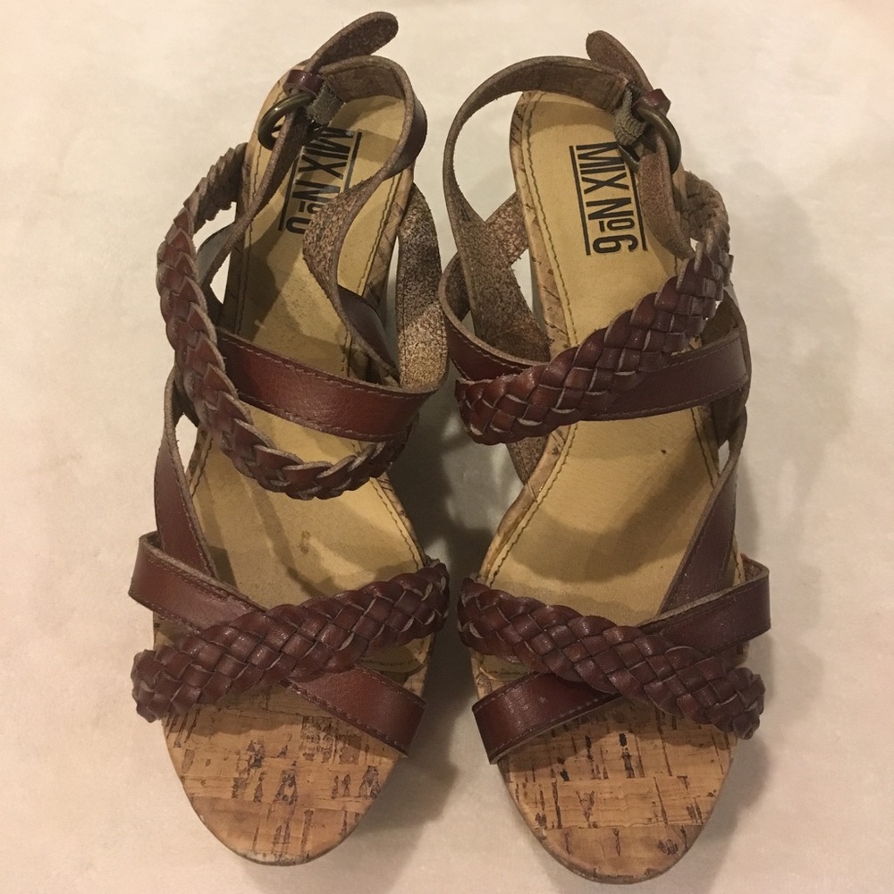 Strappy wedges