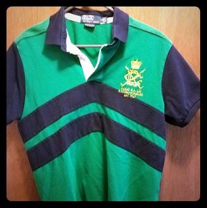 ralph lauren polo shirt racing stables jockey club