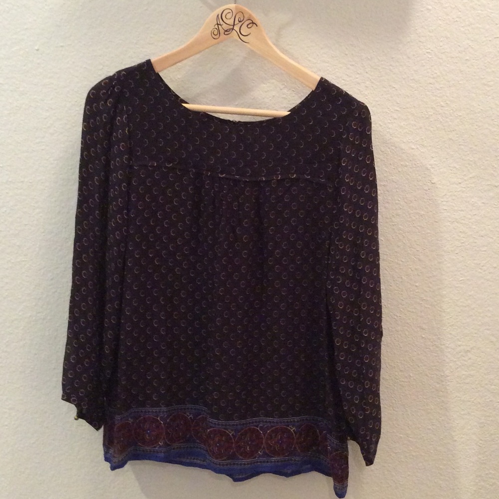 Forever 21 Print Blouse
