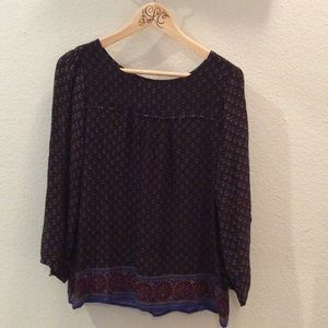 Forever 21 Print Blouse