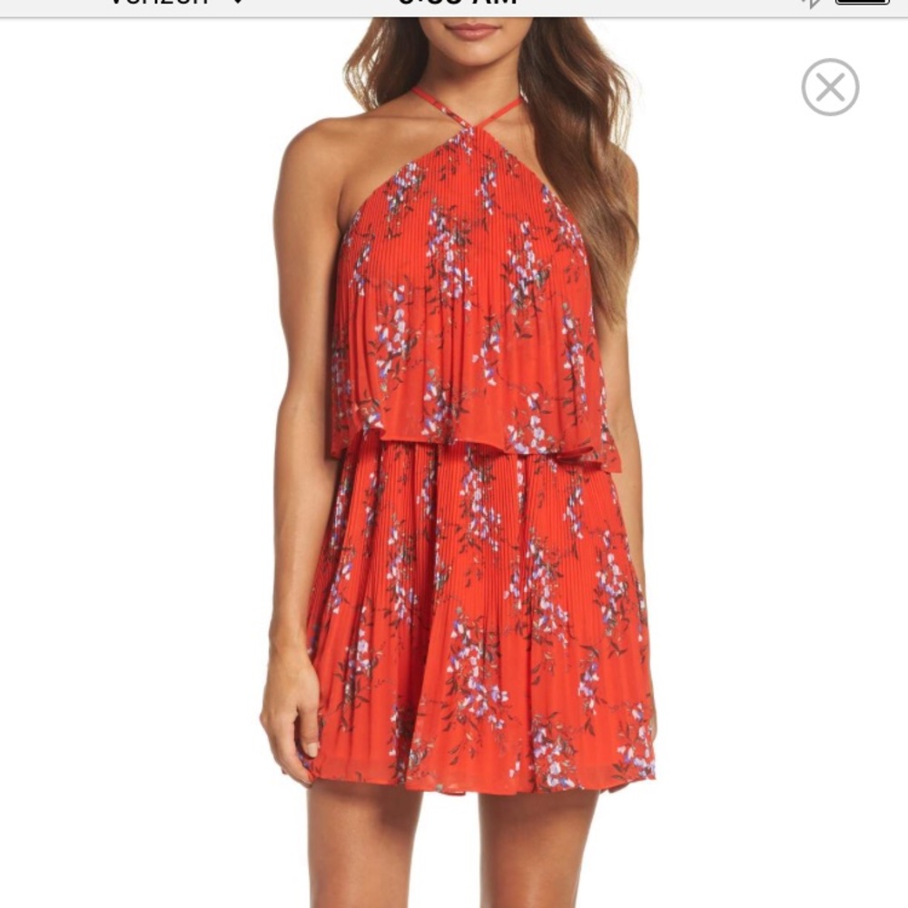 Greylin Harper Pleated Dress