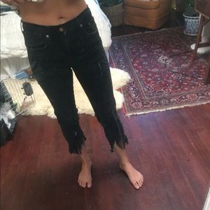 Zara ripped jeans