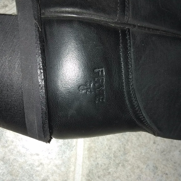 Frye black leather women's western boots sz 8.5 M - Picture 5 of 8