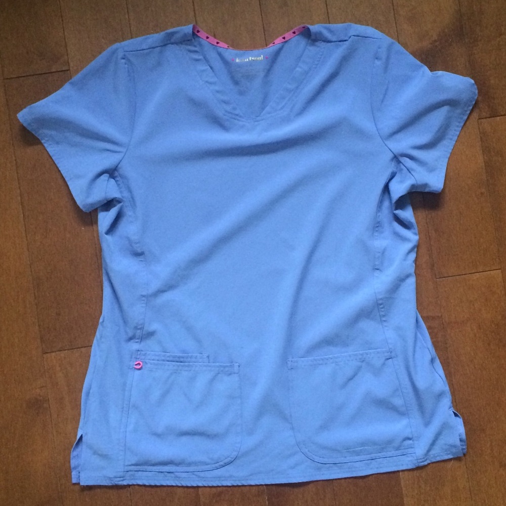 Heartsoul V-Neck Media Scrub Top