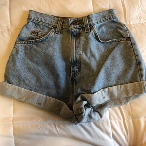 Levi’s High Waisted Shorts