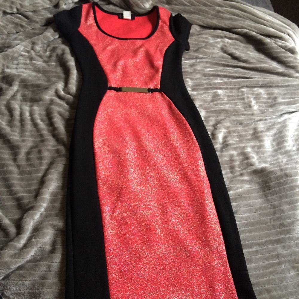 Pass the knee tight dress.