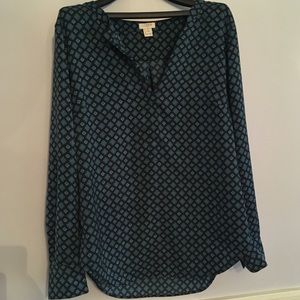 JCrew women’s petite small 3/4 button down