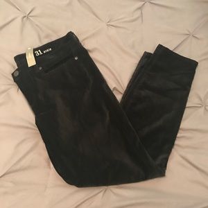 NWT J. Crew Toothpick Jeans - Black Velvet