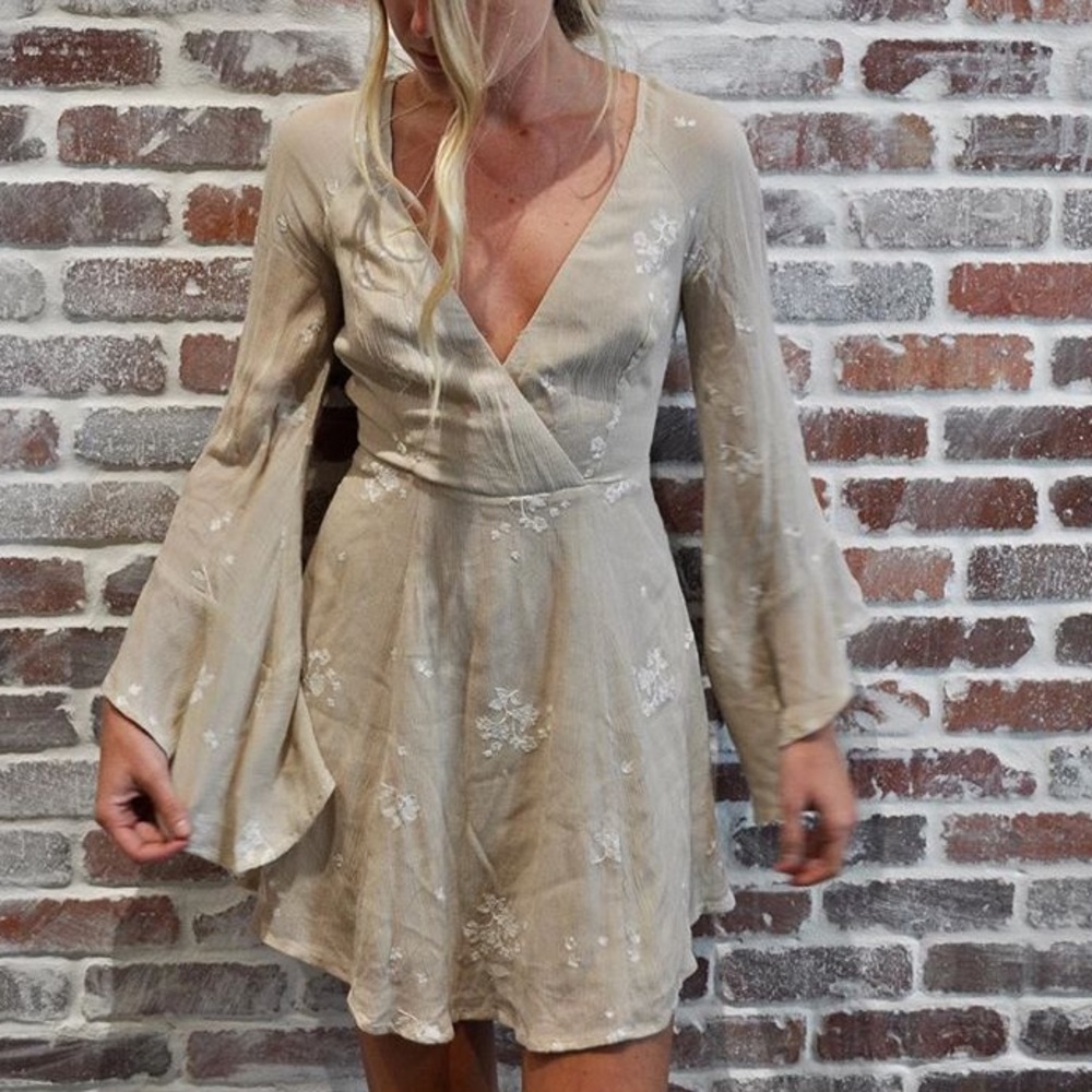 Free People embroidered dress
