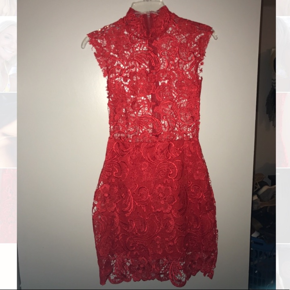 Deep red homecoming/sweet heart dress