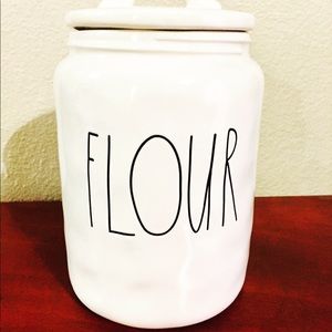 Rae Dunn flour canister