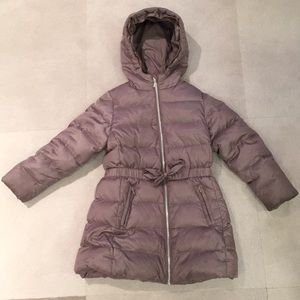 Quilted Brown Jacadi Puffer Coat , Jacket Size 6Y