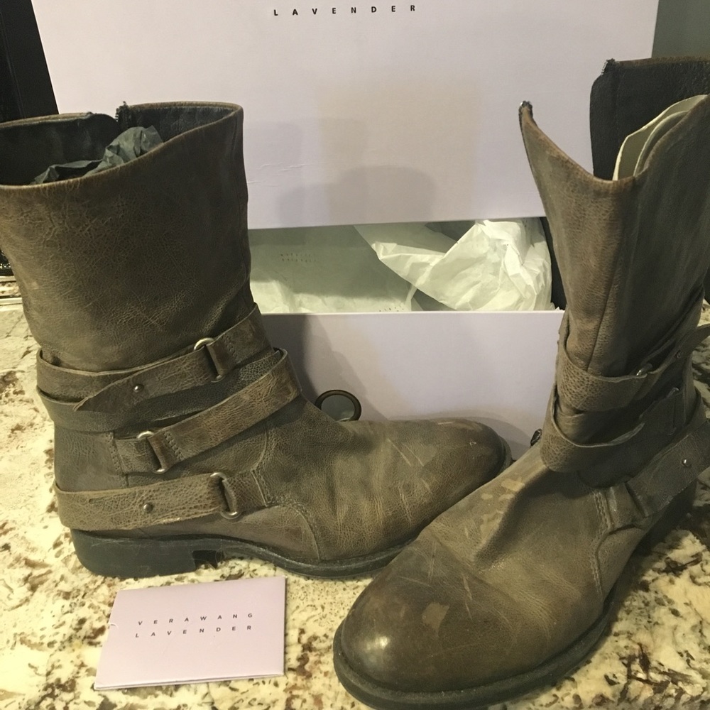 Vera Wang Lavender Ankle Booties