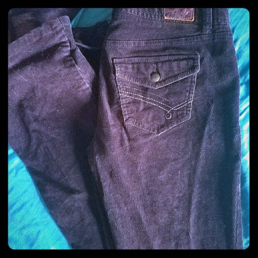 Tommy Hilfiger brown corduroy mens size 30 skinny