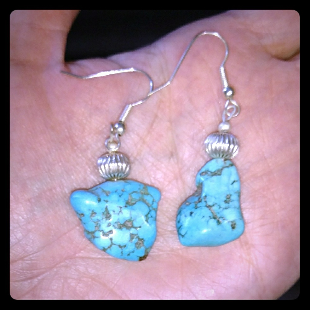 Beautiful turquoise earrings NWOT