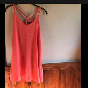 Coral Pink Flow Dress