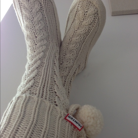 Authentic Hunter knit house socks / boots size M - Picture 4 of 7