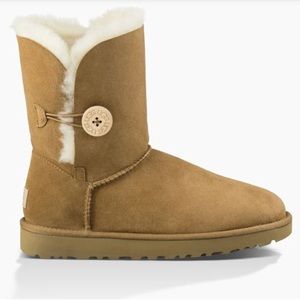 UGG BAILEY BUTTON IN CHESTNUT 🌰