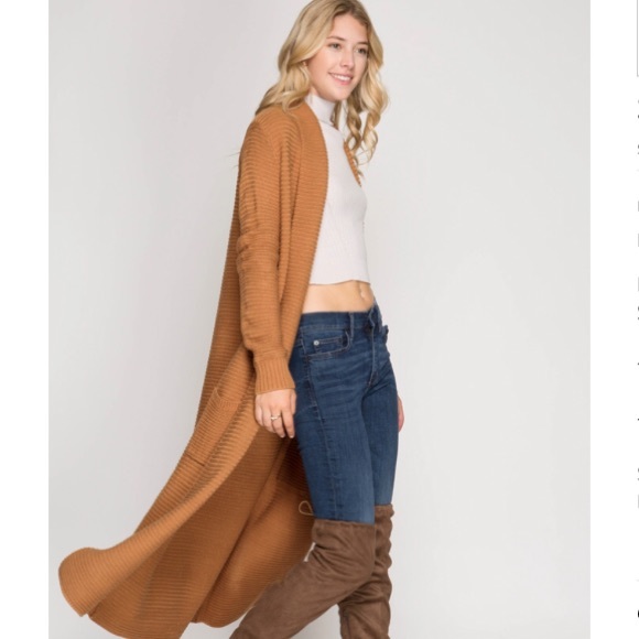 She and Sky Sweaters - The Alexandra Duster Cardigan