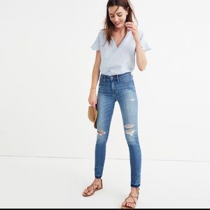 Madewell high riser skinny