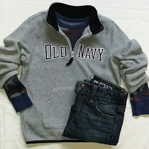 Old Navy Pullover & Camo Thermal