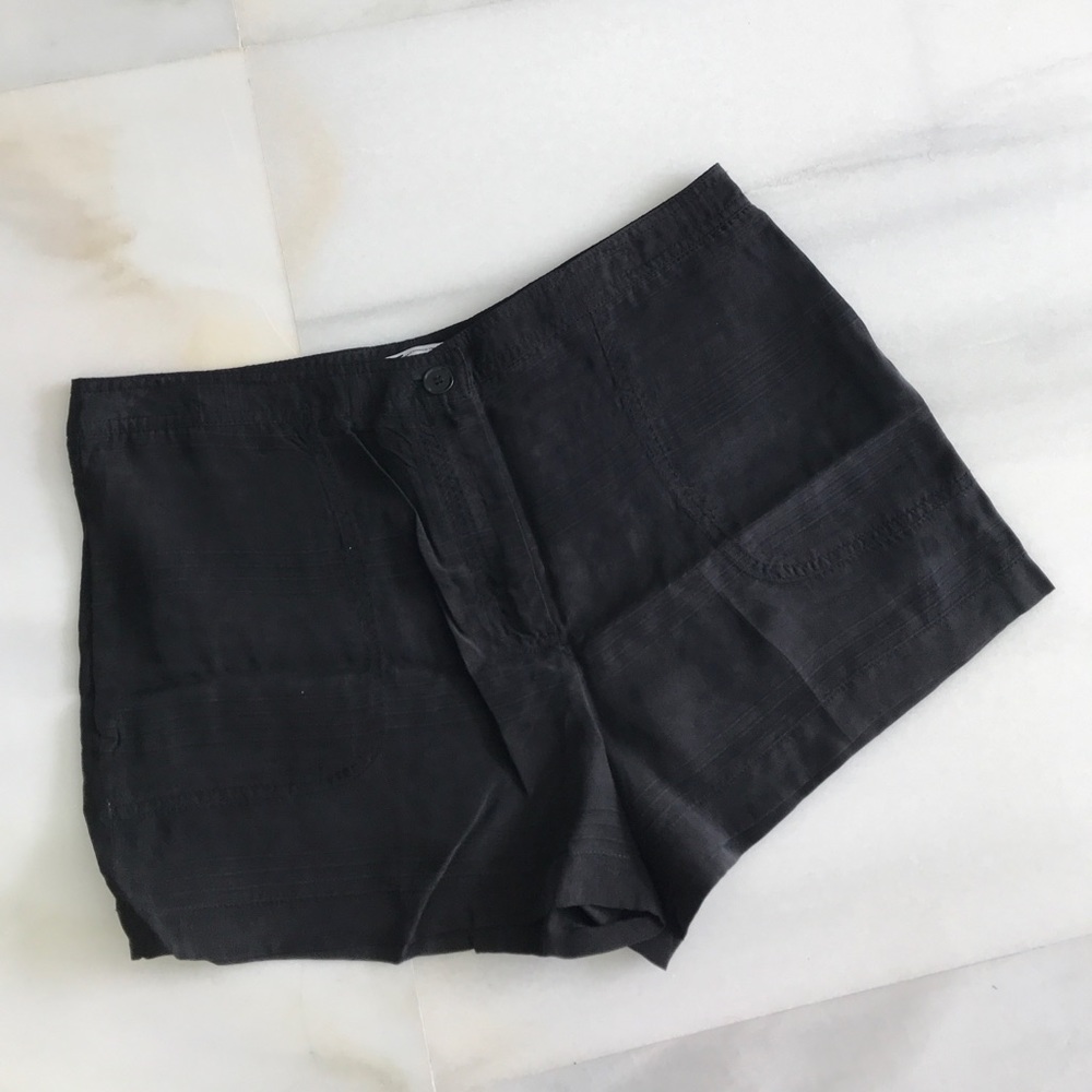 T by alexander wang silk shorts