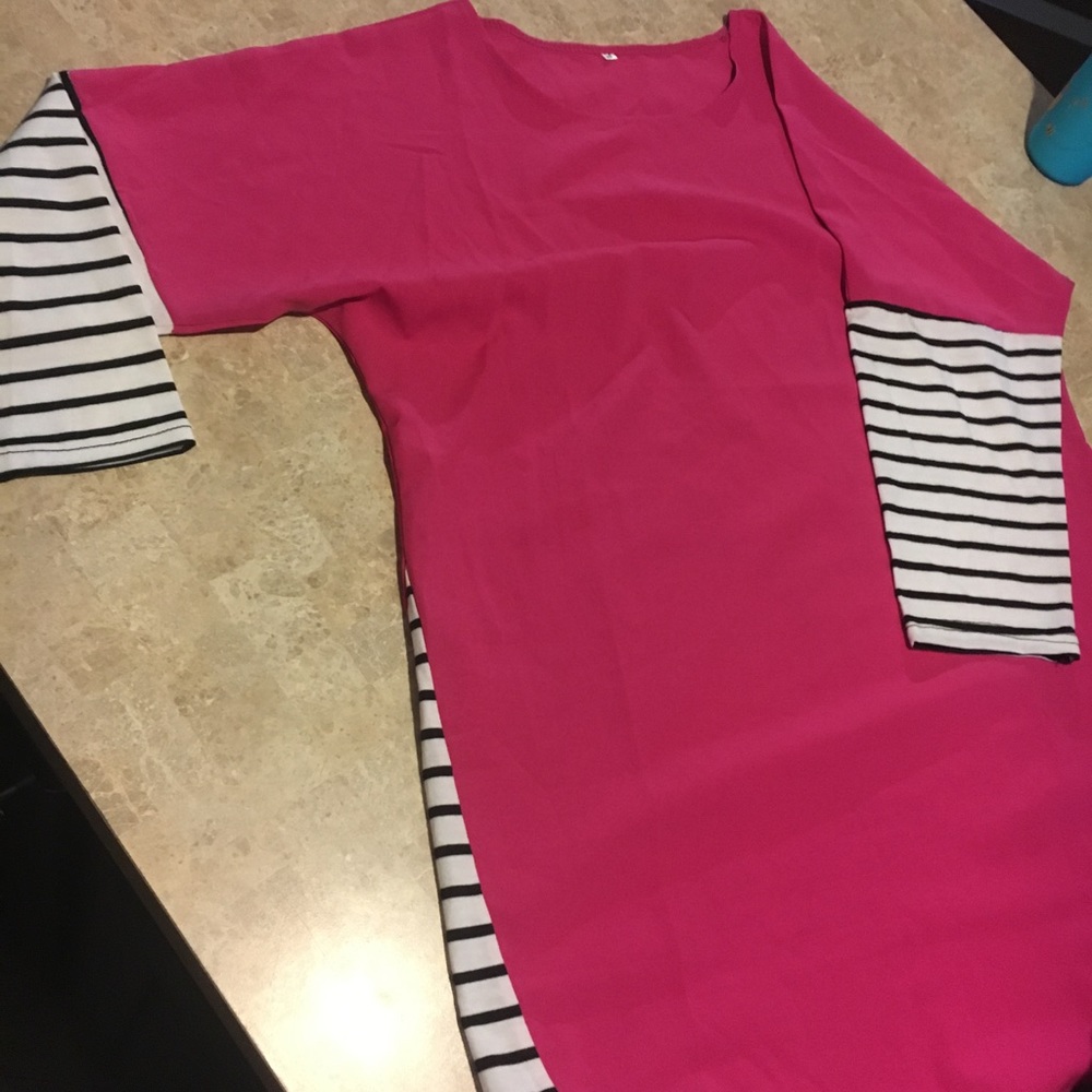 ✨SOLD✨Chiffon and cotton top