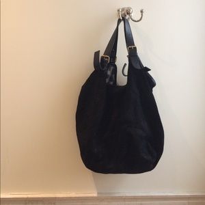 Moving Sale! Cynthia Vincent Huge Leather Hobo