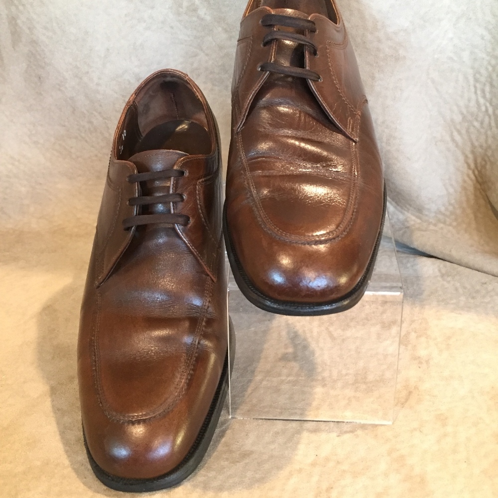 Florsheim Comfort Cushion Brown Leather Oxford 9.5