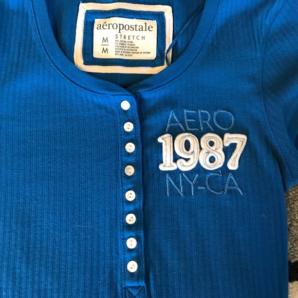 Blue Aéropostale top - Picture 2 of 2