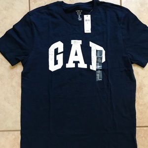 New Mens Navy GAP Crew Neck Tee