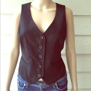 Forever 21 black vest