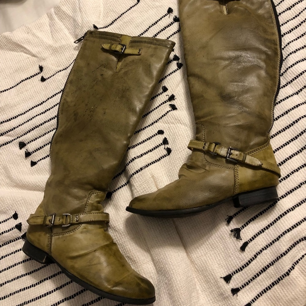 💥Price Drop💥Olive Green Riding Boots
