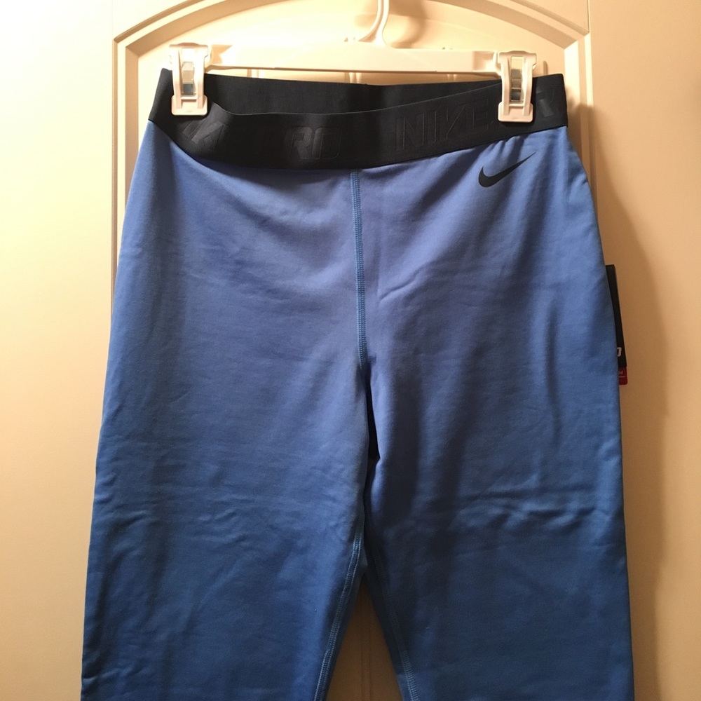 Nike pro fleece lined workout pants