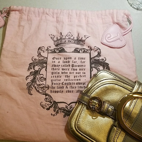 Juicy Couture gold clutch - Picture 2 of 5