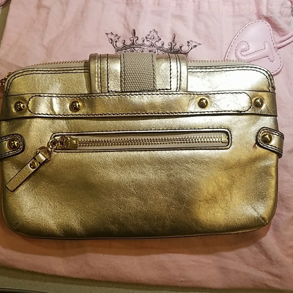 Juicy Couture gold clutch - Picture 3 of 5