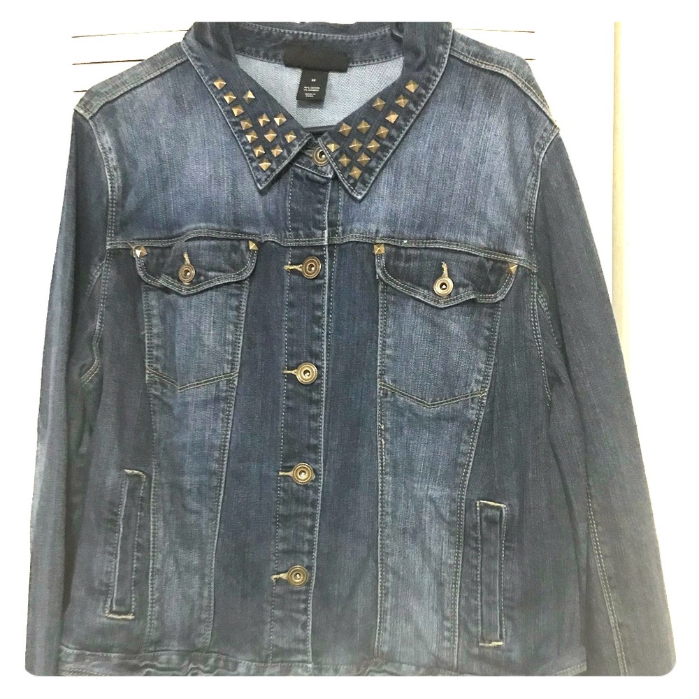 Lane Bryant Blue Jean Jacket NWOT