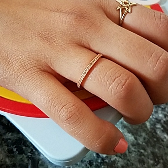 Rose Gold Eternity Wedding Band - Picture 8 of 8