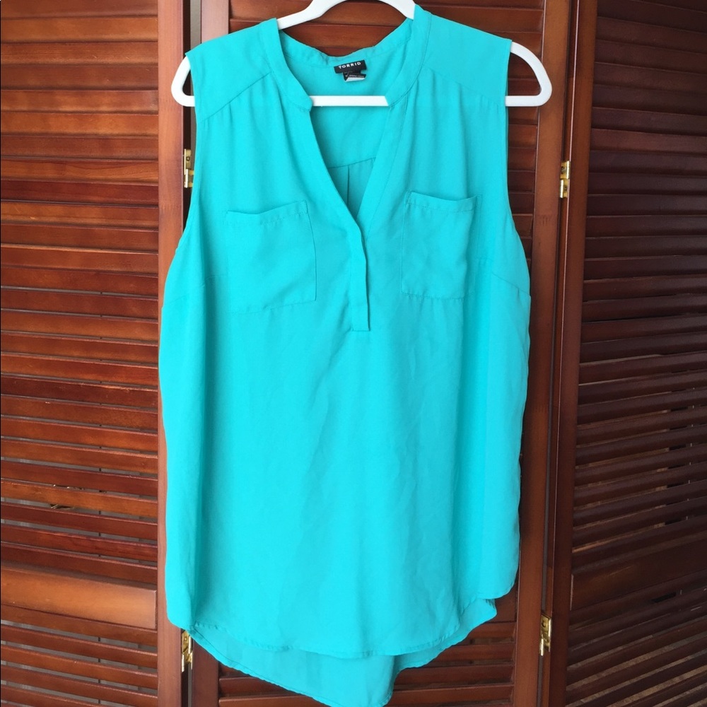 Plus size rayon top