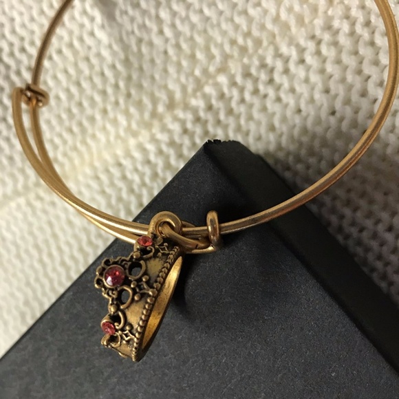 Alex and Ani Queen's Crown Charm Bangle, Charity - Picture 5 of 5