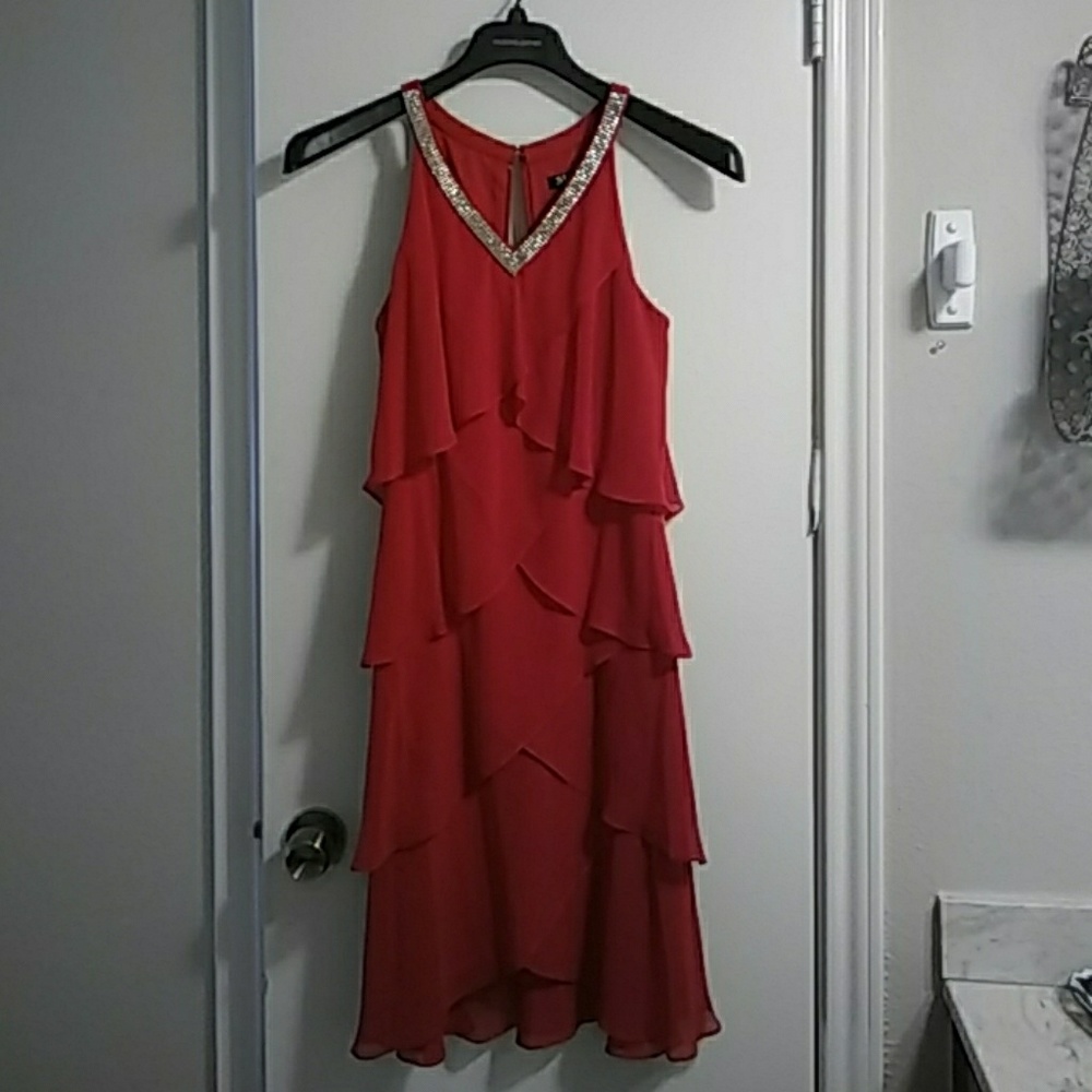 Sexy red party dress