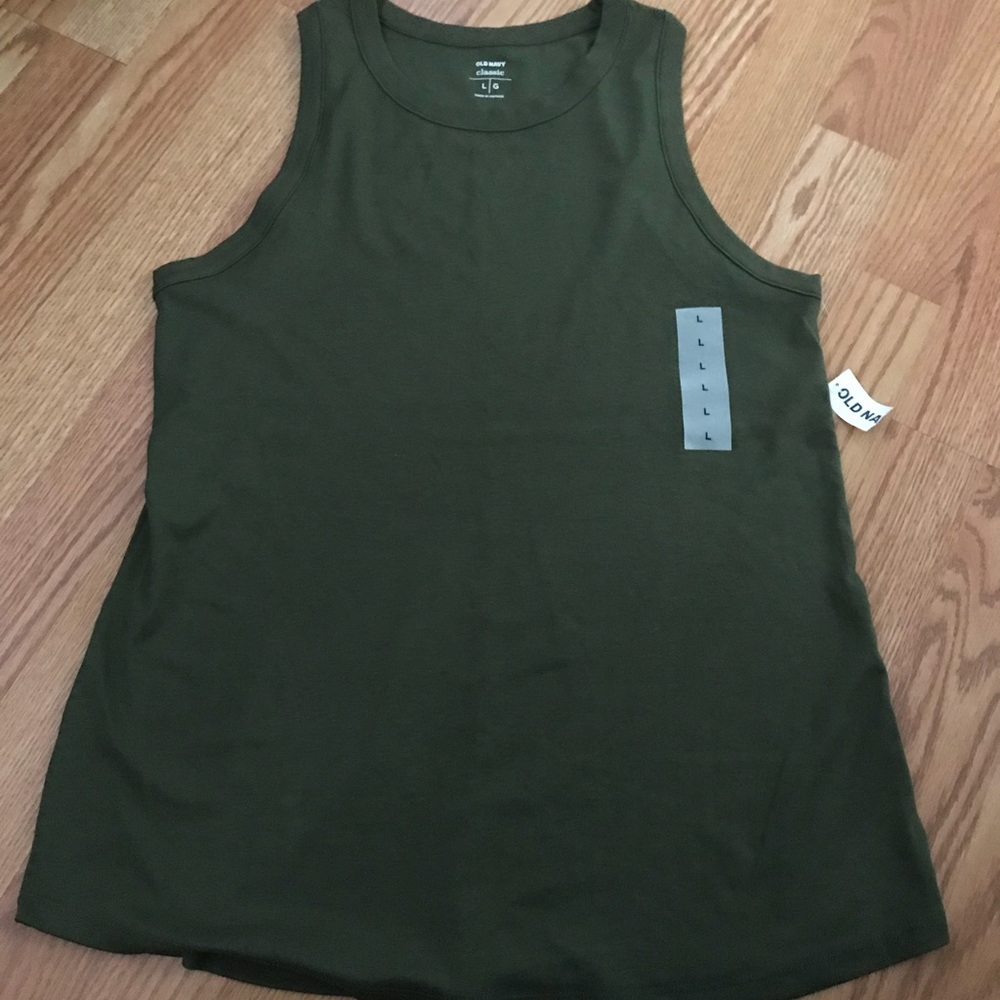 Old Navy-Woman Olive green sleeveless top