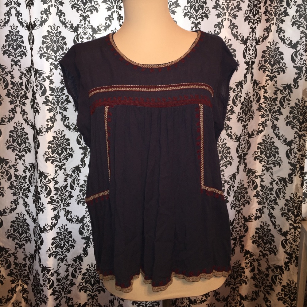 Mexican peasant blouse xl