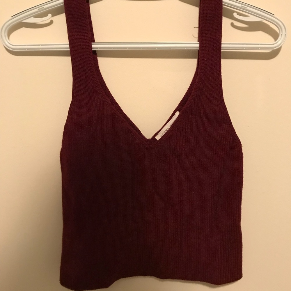 Cropped tank top