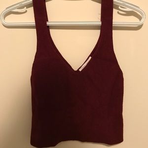 Cropped tank top