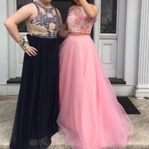 two peice prom dress