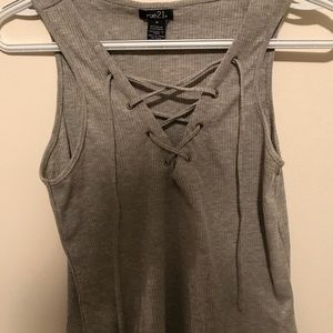 Cropped tank top